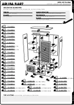 Предварительный просмотр 23 страницы meubar ARUBA BAR7 Assembly Instruction Manual