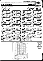 meubar ARUBA W7 Assembly Instruction Manual preview