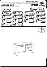 Preview for 1 page of meubar ATELIER TV6 Assembly Instruction Manual