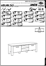 meubar ATELIER TV7 Assembly Instruction Manual preview