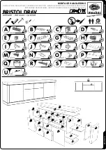 meubar BRISTOL DR6V Assembly Instruction Manual preview