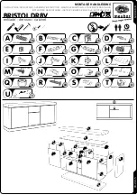 meubar BRISTOL DR8V Assembly Instruction Manual preview