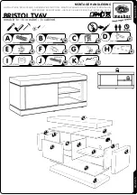 meubar BRISTOL TV6V Assembly Instruction Manual preview