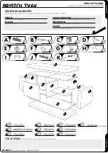 Preview for 12 page of meubar BRISTOL TV6V Assembly Instruction Manual