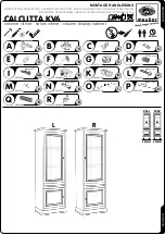 meubar CALCUTTA KV6 Assembly Instruction Manual preview