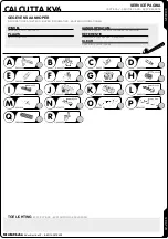 Preview for 20 page of meubar CALCUTTA KV6 Assembly Instruction Manual