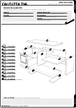 Preview for 11 page of meubar CALCUTTA TV6 Assembly Instruction Manual