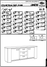 meubar COURTRAI DR7 Assembly Instruction Manual preview