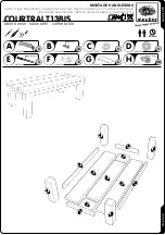 Preview for 1 page of meubar COURTRAI T13BIS Assembly Instruction Manual