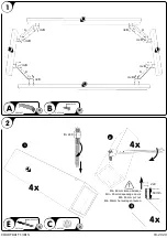 Preview for 2 page of meubar COURTRAI T13BIS Assembly Instruction Manual