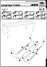 meubar COURTRAI T23BIS Assembly Instruction Manual preview