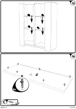 Preview for 9 page of meubar Delhi V1 Display cabinet Assembly Instruction Manual