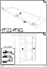 Preview for 13 page of meubar Delhi V1 Display cabinet Assembly Instruction Manual