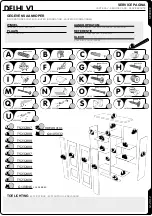 Preview for 16 page of meubar Delhi V1 Display cabinet Assembly Instruction Manual