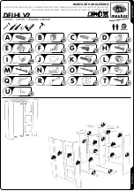 Preview for 1 page of meubar Delhi V2 Display cabinet Assembly Instructions Manual