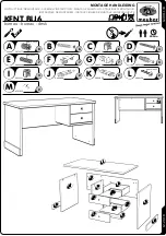 meubar KENT BU6 Assembly Instruction Manual preview