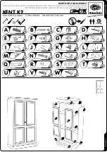 meubar KENT K2 Assembly Instruction Manual предпросмотр