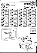 meubar KENT KO6 Assembly Instruction Manual preview