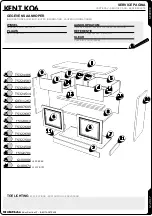 Preview for 15 page of meubar KENT KO6 Assembly Instruction Manual