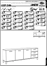 meubar LOFT DR6 Assembly Instruction Manual предпросмотр