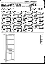 Preview for 1 page of meubar LOVINA KB7L Assembly Instruction Manual