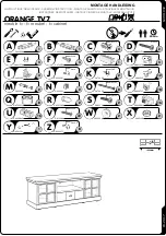 meubar ORANGE TV7 Assembly Instruction Manual preview