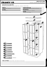 Preview for 12 page of meubar ORANGE V8 Assembly Instruction Manual