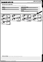 Preview for 7 page of meubar SAMIR KB1R Assembly Instruction Manual