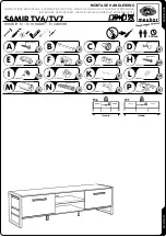 Preview for 1 page of meubar SAMIR TV6 Assembly Instruction Manual