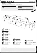 Preview for 12 page of meubar SAMIR TV6 Assembly Instruction Manual