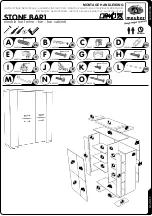 Preview for 1 page of meubar STONE BAR1 Assembly Instruction Manual