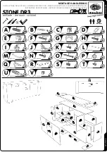 meubar STONE DR3 Assembly Instruction Manual preview