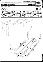 meubar STONE T23BIS Assembly Instruction Manual preview