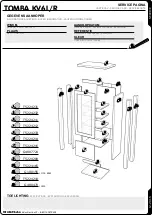 Preview for 16 page of meubar TOMBA KV6L Assembly Instruction Manual