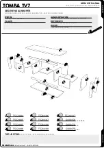 Preview for 12 page of meubar TOMBA TV7 Assembly Instruction Manual