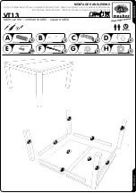 meubar VT13 Assembly Instruction Manual предпросмотр