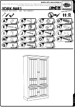 Preview for 1 page of meubar YORK BAR1 Assembly Instruction Manual