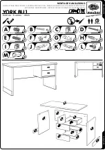 meubar YORK BU1 Assembly Instruction Manual preview