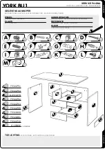 Preview for 12 page of meubar YORK BU1 Assembly Instruction Manual