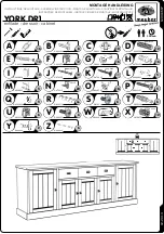 Preview for 1 page of meubar YORK DR1 Assembly Instruction Manual