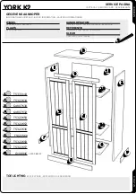 Preview for 15 page of meubar YORK K2 Assembly Instruction Manual