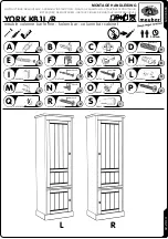 Preview for 1 page of meubar YORK KB1L Assembly Instruction Manual