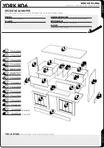 Preview for 15 page of meubar YORK KO6 Assembly Instruction Manual