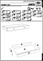 Preview for 1 page of meubar YORK SL1 Assembly Instruction Manual