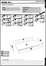 Preview for 8 page of meubar YORK SL1 Assembly Instruction Manual