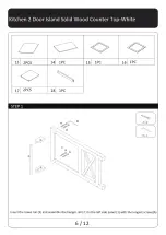 Предварительный просмотр 6 страницы Meubilair 102077-05 Manual