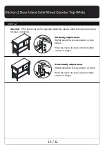 Предварительный просмотр 12 страницы Meubilair 102077-05 Manual