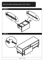 Preview for 13 page of Meubilair Alma Scandi MEU4480 Manual