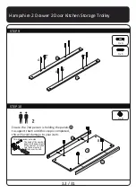 Preview for 12 page of Meubilair Hampshire 102188 Assembly Instructions Manual