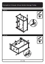 Preview for 17 page of Meubilair Hampshire 102188 Assembly Instructions Manual